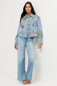 BEATRIX CROPPED DENIM JACKET-JOHNNY WAS