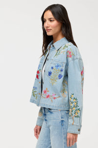 BEATRIX CROPPED DENIM JACKET-JOHNNY WAS