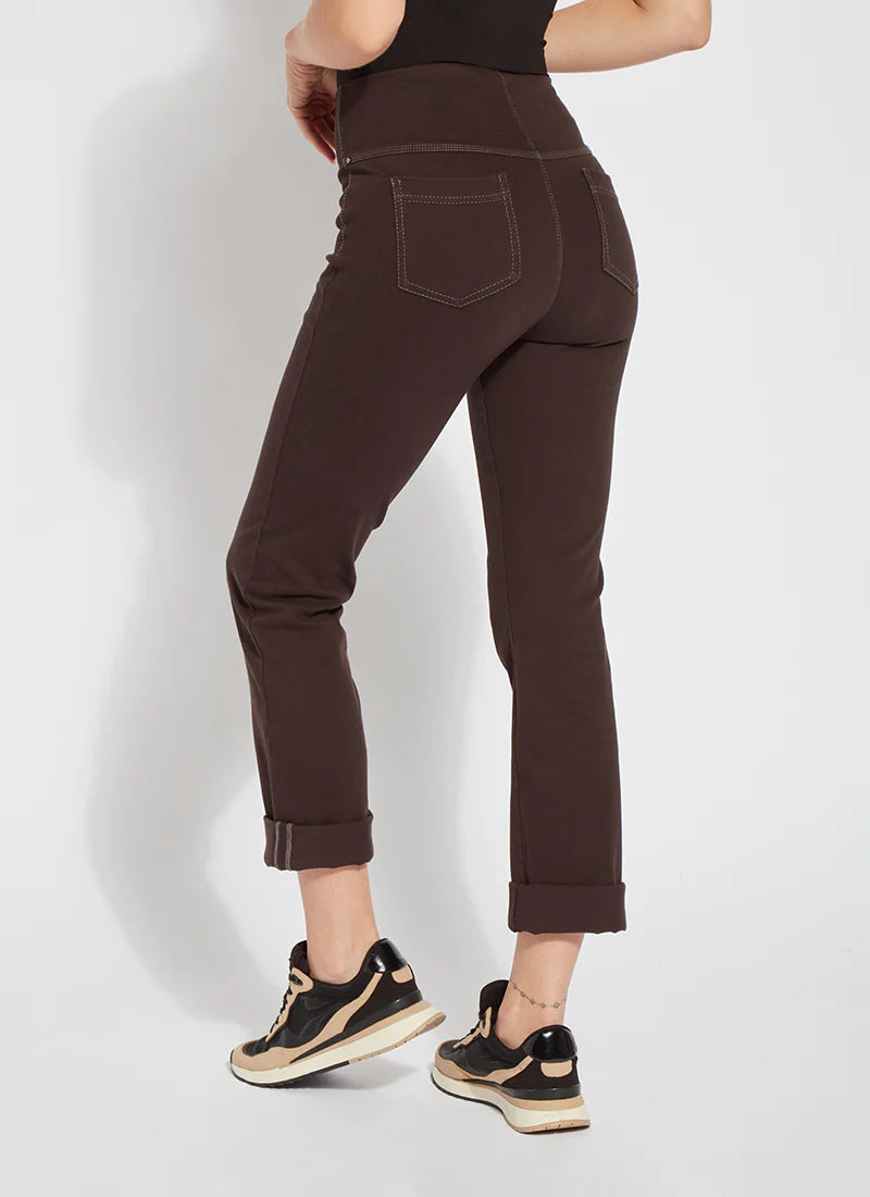 BOYFRIEND DENIM PANT-DOUBLE ESPRESSO-LYSSE