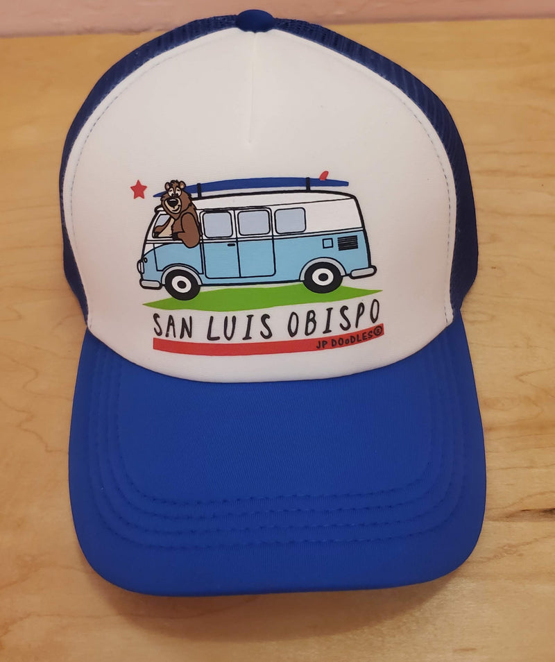SAN LUIS OBISPO BUS TRUCKER HAT-JP DOODLES