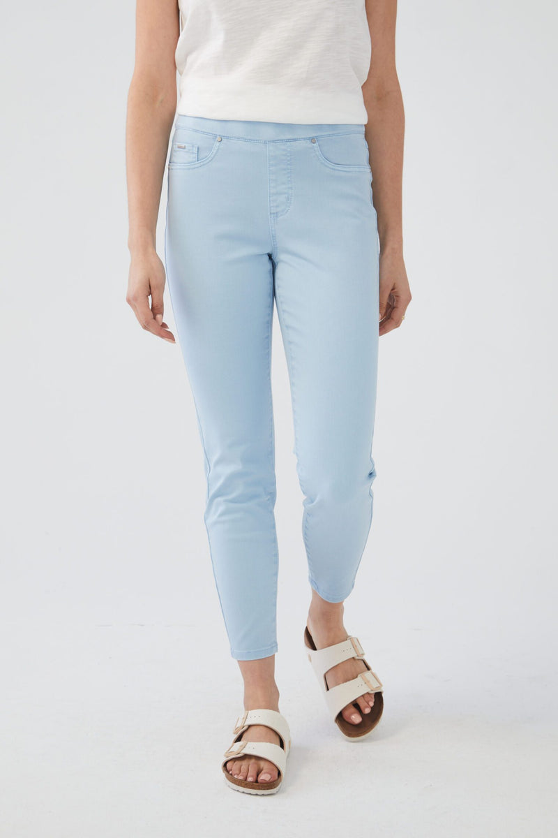EURO TWILL PULL-ON SLIM ANKLE-SKY-FDJ FRENCH DRESSING JEANS