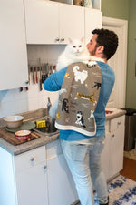 PEOPLE I LOVE: CATS DISH TOWEL - BLUE Q