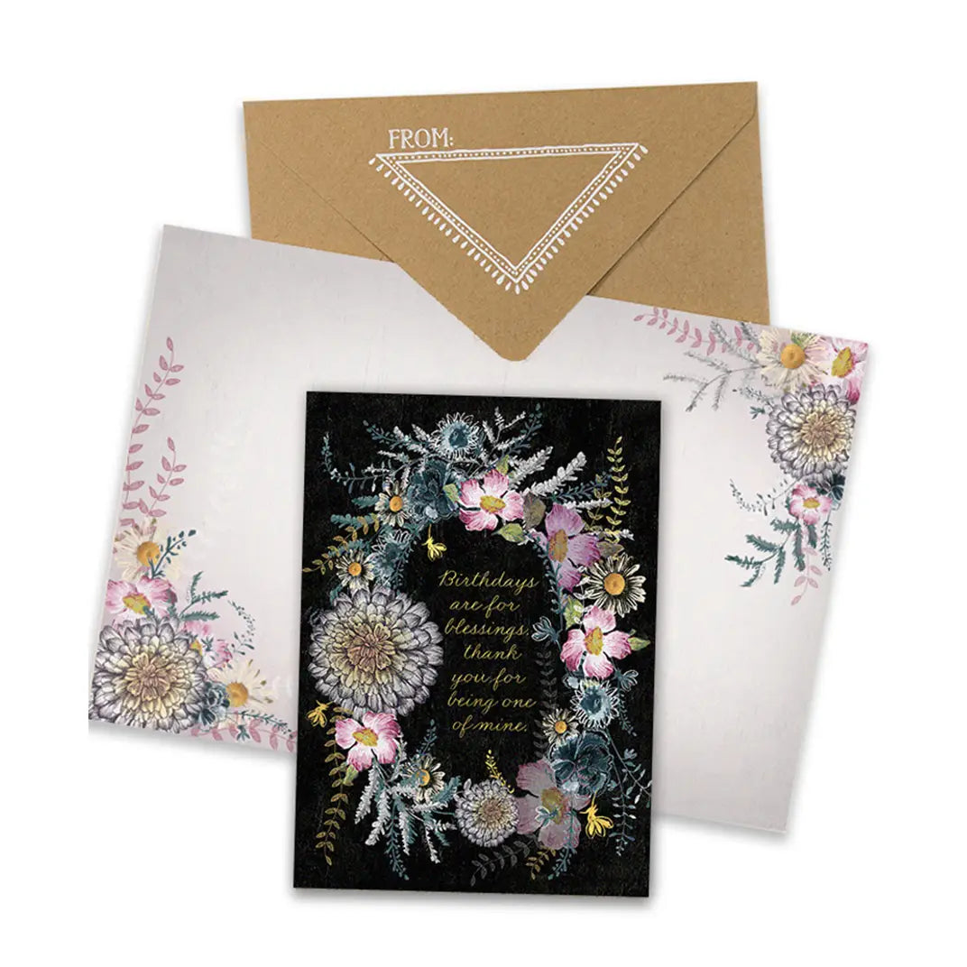 BIRTHDAY SEEDS-GREETING CARD-PAPAYA