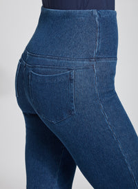 DENIM STRAIGHT LEG-MID WASH-LYSSE