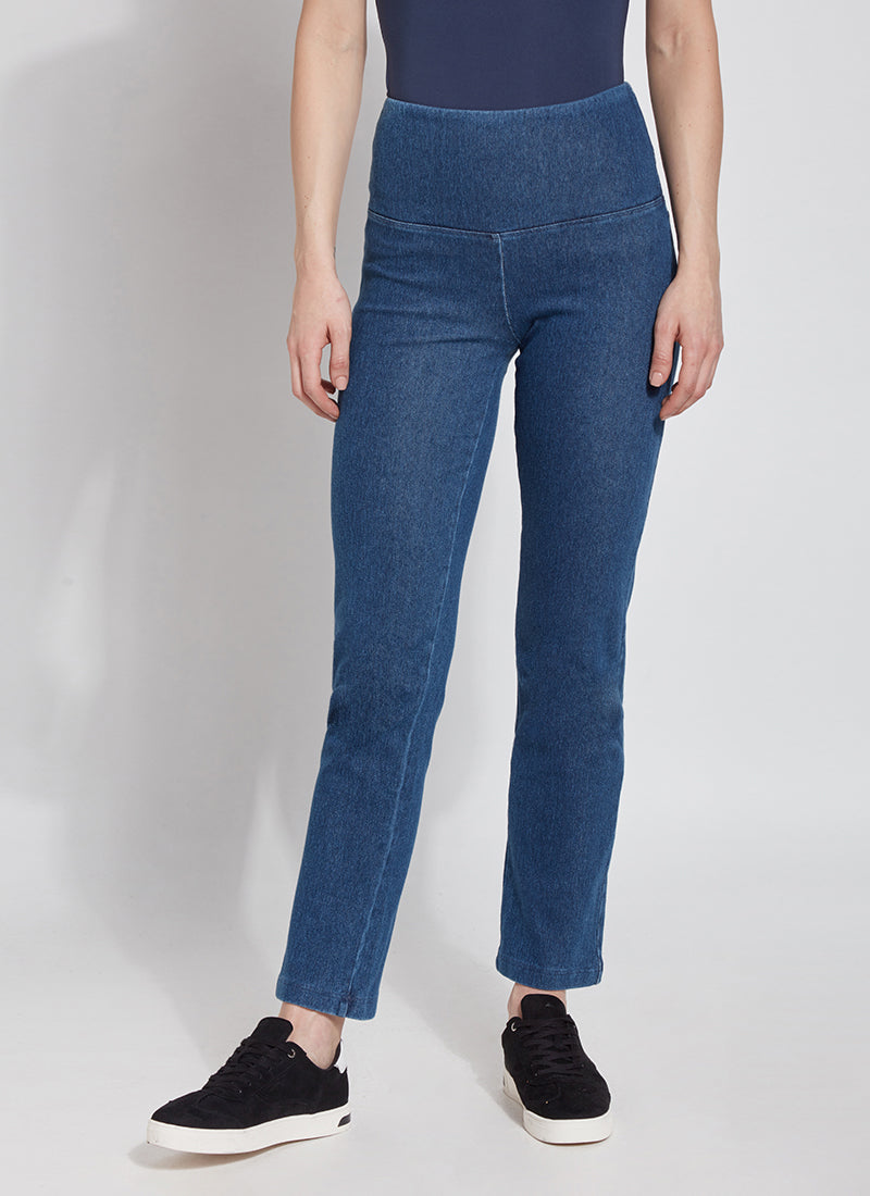 DENIM STRAIGHT LEG-MID WASH-LYSSE