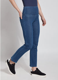 DENIM STRAIGHT LEG-MID WASH-LYSSE