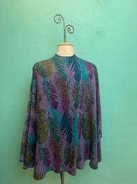 REVERSIBLE CASHMERE SHAWL W/LOOP-RAPTI FASHIONS