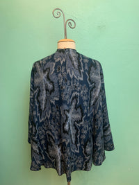 REVERSIBLE CASHMERE SHAWL W/LOOP-RAPTI FASHIONS