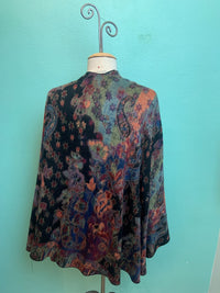 REVERSIBLE CASHMERE SHAWL W/LOOP-RAPTI FASHIONS