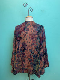 REVERSIBLE CASHMERE SHAWL W/LOOP-RAPTI FASHIONS