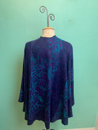 REVERSIBLE CASHMERE SHAWL W/LOOP-RAPTI FASHIONS