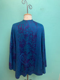 REVERSIBLE CASHMERE SHAWL W/LOOP-RAPTI FASHIONS