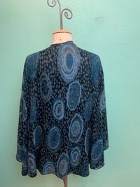 REVERSIBLE CASHMERE SHAWL W/LOOP-RAPTI FASHIONS