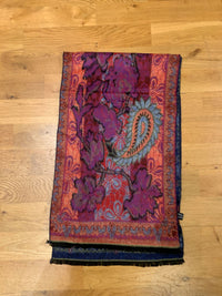 JACQUARD REVERSIBLE CASHMERE SCARF A-RAPTI FASHIONS