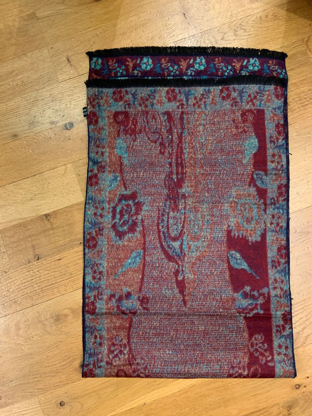 JACQUARD REVERSIBLE CASHMERE SCARF A-RAPTI FASHIONS