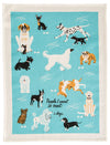 PEOPLE TO MEET: DOGS DISH TOWEL - BLUE Q