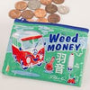 WEED MONEY COIN PURSE - BLUE Q