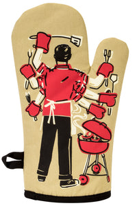 I'LL FEED ALL YOU F$%KERS OVEN MITT-BLUE Q